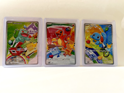 Pokemon TCG First Partner Illustration Collection Series 1 Kanto Starter Set - Image 1
