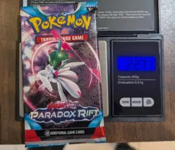 Paradox Rift Booster Pack - Heavy 22.71g - Sealed - Pokemon TCG Scarlet & Violet - Image 1