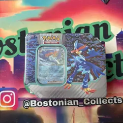 Pokemon TCG Paldea Partners Tin – Quaquaval Ex Promo & 5 Booster Packs 820650852930 - Image 1