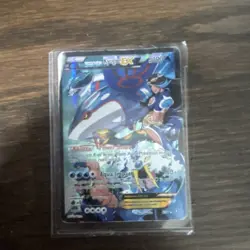 Damaged Pokemon Team Aqua's Kyogre EX Full Art Ultra Rare Holo Double CrisisCard - Image 3
