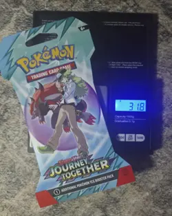 Pokemon VERY HEAVY! (31.8gs!) Journey Together Sleeved Booster Factory Sealed - Image 1