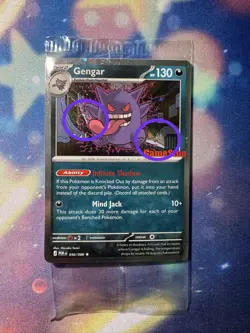 DOUBLE SWIRL 🌀🌀 Gengar 050/088 Gamestop STAMPED Perfect Order GS PROMO SEALED - Image 1