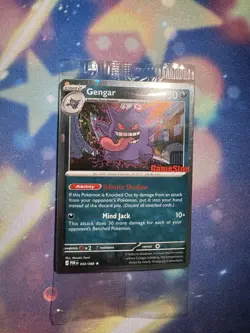 DOUBLE SWIRL 🌀🌀 Gengar 050/088 Gamestop STAMPED Perfect Order GS PROMO SEALED - Image 3