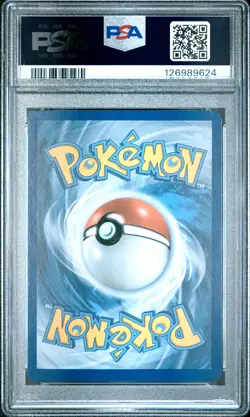 2015 POKEMON XY DOUBLE CRISIS #6 FULL ART/TEAM AQUA'S KYOGRE EX PSA 8 - Image 2