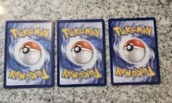 Pokemon 151 Reverse Holo Machop, Machoke, And Holo Machamp Full Evolution Set - Image 2