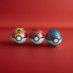 Lot Of (3) Pokemon TCG Poke Balls G25 - 9 Booster Packs Factory Sealed 🔥 - Image 1