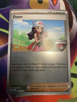 Dawn 087/094 Pokemon TCG Phantasmal Flames Regional Championship Promo - Image 1