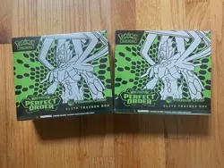 x2 Pokemon TCG Perfect Order Pokemon Center ETB - Image 1