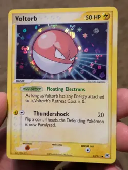 Pokemon Voltorb [Reverse Holo] 85/112 Fire Red & Green Leaf - Image 1