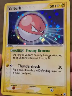Pokemon Voltorb [Reverse Holo] 85/112 Fire Red & Green Leaf - Image 2