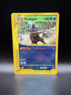 Pokemon TCG Feraligatr Expedition 12/165 Reverse Holo Rare LP - Image 1
