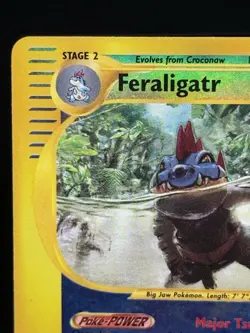 Pokemon TCG Feraligatr Expedition 12/165 Reverse Holo Rare LP - Image 3