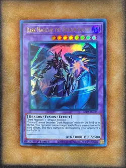 Yugioh Dark Magician the Dragon Knight GFP2-EN125 Ultra Rare 1st Ed NM - Image 1