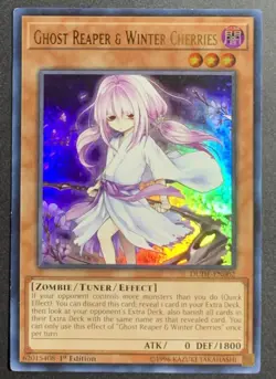 Ghost Reaper & Winter Cherries DUDE-EN002 Ultra Rare 1st Ed LP Yugioh - Image 1