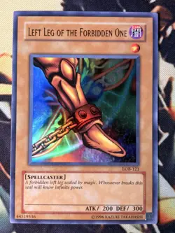 Yugioh: Left Leg Of The Forbidden One - LOB-121 - Ultra Rare - Unlimited - LP - Image 1