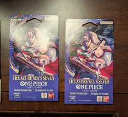 4 sleeved One Piece Azure Seas Seven & One Piece Heroines Edition Booster Packs - Image 3