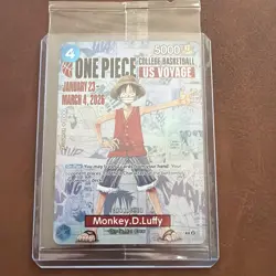 2026 ONE PIECE College Basketball Exclusive TRADING CARD St Johns Sealed MINT - Image 2