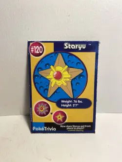 Staryu #120 Pokemon Mewtwo Strikes Back 1999 Burger King Card - Image 1