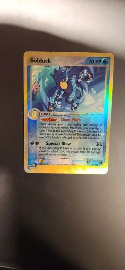 Golduck 17/100 Reverse Holo Rare EX Sandstorm E Series 2003 Pokemon Card - Image 1