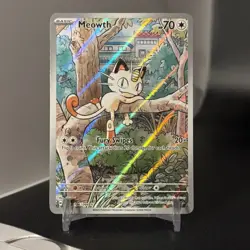 Phantasmal Flames Meowth 106/094 Illustration Rare Pokemon TCG Card English - Image 1