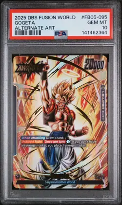 Gogeta FB05-095 Leader Alternate Art New Adventure Dragon Ball Super Card Game - Image 1
