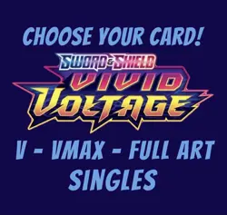 Pokemon Vivid Voltage V - VMAX - FULL ART Single Cards -Choose Card- - Image 1