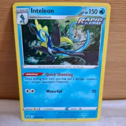 Inteleon SWSH279 Black Star Promo Pokemon Card Holo NM - Image 1