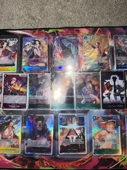 One Piece CCG 25x Card Lot w/ Luffy Tin Vol. 2 PROMO, SR’s Foils SEC & More - Image 4