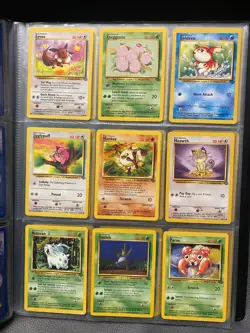 Near Mint - Jungle Set Complete Common and Uncommon 1999 Pokemon Cards Bundle - Image 5