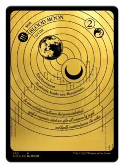 MTG English Blood Moon (Foil Etched) NM Foil Secret Lair - Image 1