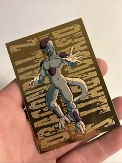 1999 Dragon Ball Z Frieza Gold Foil Card #G6 Artbox FUNimation rare - Image 1