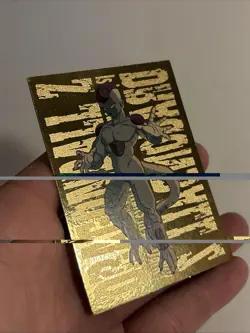 1999 Dragon Ball Z Frieza Gold Foil Card #G6 Artbox FUNimation rare - Image 3