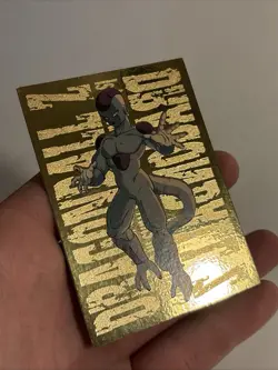 1999 Dragon Ball Z Frieza Gold Foil Card #G6 Artbox FUNimation rare - Image 4
