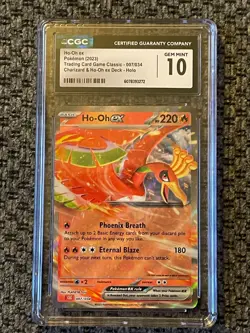 Ho-Oh ex 007/034 CGC 10 Pokemon Trading Card Game Classic - Image 1