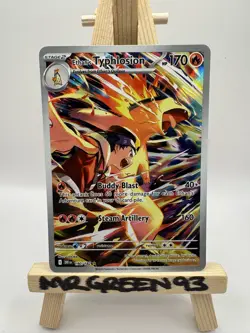 Pokemon TCG Ethans Typhlosion Full Art Card Destined Rivals 190/182 - Image 1