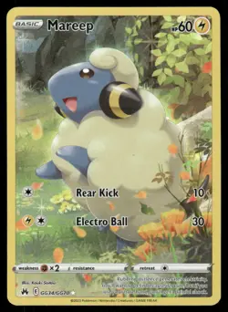 Pokemon Cards Mareep GG34/GG70 Crown Zenith Galarian Gallery Holo NM - Image 1