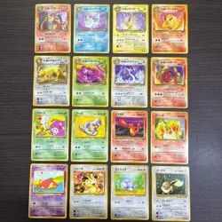 Japanese pokemon card old back Team Rocket set 16 Dark Charizard Vaporeon - Image 1
