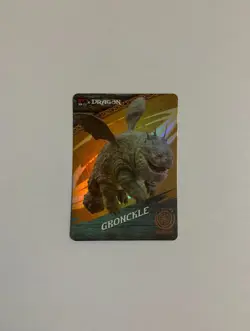 Kung Fu Tea x How to Train Your Dragon - Holo Gronckle Card - Image 1
