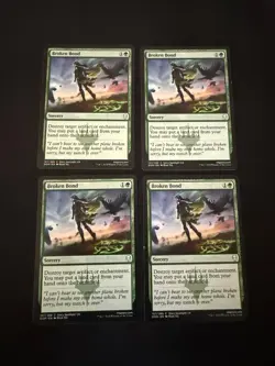 x4 Broken Bond [Dominaria] 4x Magic MTG Cards LP - Image 1