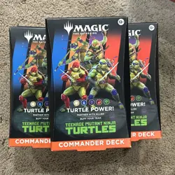 MtG Commander Deck "Turtle Power" Teenage Mutant Ninja Turtles Sealed Deck - Image 1