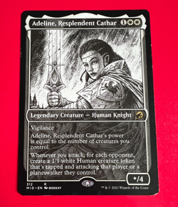 MTG - Adeline, Resplendent Cathar - Showcase - Innistrad: Midnight Hunt - MP - Image 1
