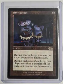 Smokestack Urza's Saga Artifact Rare Regular Magic: The Gathering MTG - Image 3