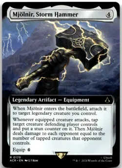 Mjolnir, Storm Hammer (Extended Art) R Universes Beyond: Assassin's Creed 170 NM - Image 1