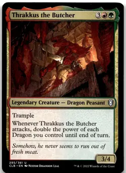 Thrakkus the Butcher U Commander Legends: Battle for Baldur's Gate 295 NM - Image 1