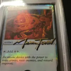 💎 PSA 6 DNA 10 Mark Tedin Signed MTG Sol Ring Foil MagicFest 2019 001/001 Auto - Image 2