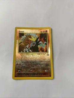 Entei - 34 - Black Star Promo Reverse Holo Pokemon Card - MP - Image 1