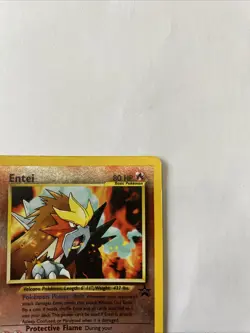 Entei - 34 - Black Star Promo Reverse Holo Pokemon Card - MP - Image 3