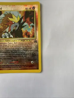 Entei - 34 - Black Star Promo Reverse Holo Pokemon Card - MP - Image 4