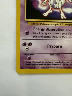 2000 Pokemon Mewtwo Movie Promo 03/53 Wotc Regular Trading Card Game TCG Vintage - Image 4
