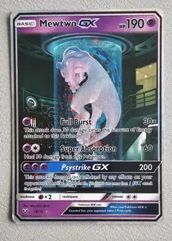 Mewtwo GX Shining Legends 78/73 Secret Rare Pokemon TCG - Image 1